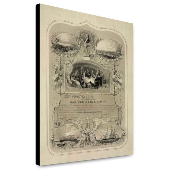 Canvas Print: Cape Cod Association, 1857
