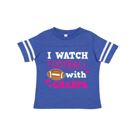 

Inktastic I Watch Football with My Granpa Gift Toddler Toddler Girl T-Shirt