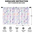 thumbnail image 2 of Blackout Kids Curtains,Pioneer Flower Floral Print Pattern Childrens Insulated Curtains Set Of 2,Bedroom Essentials,Toddler Room Decor 42"x54", 2 of 5