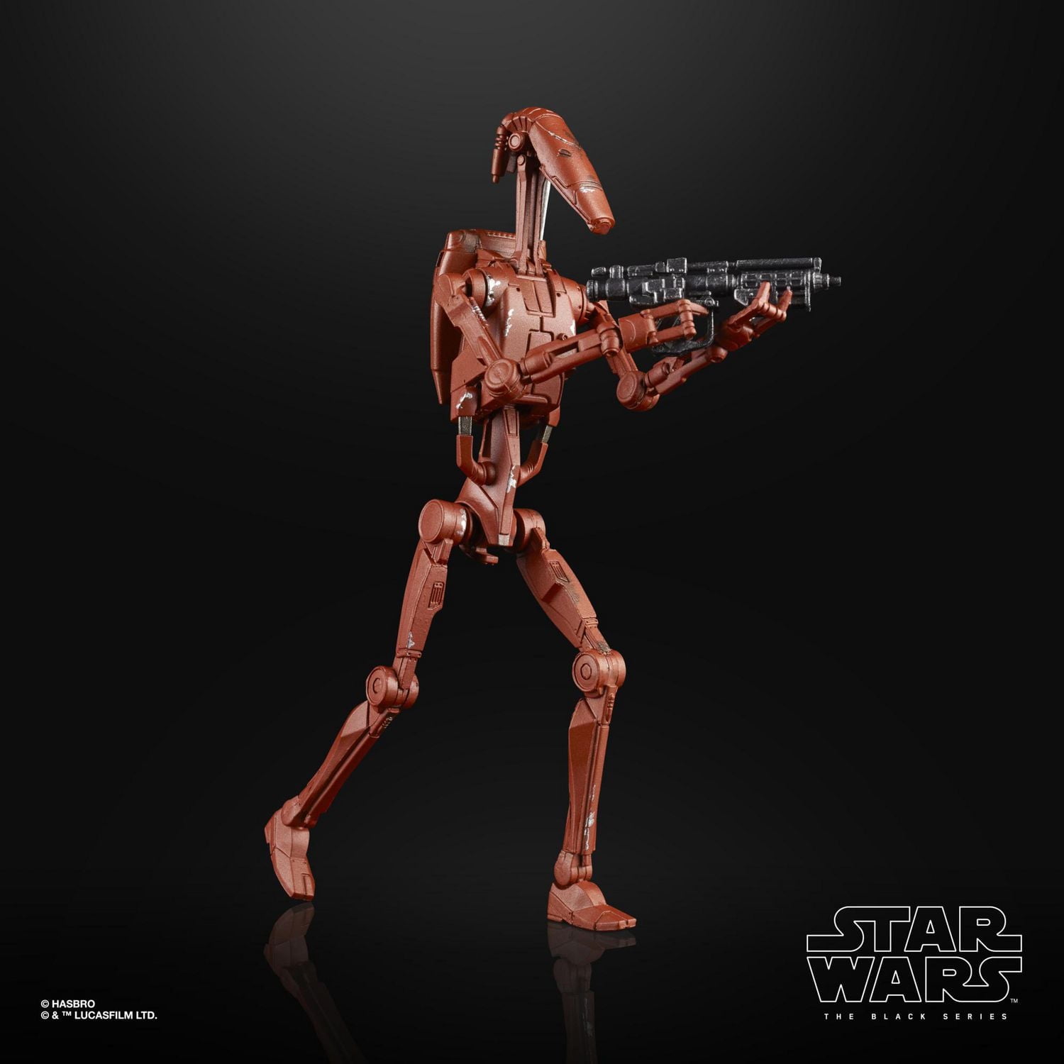 Star Wars The Black Series Battle Droid (Geonosis) Toy 6-inch Scale Star Wars: Attack of the Clones Collectible Figure, Kids Ages 4 and Up