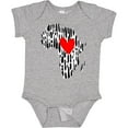 thumbnail image 3 of Inktastic Black History Month Ink Print African Heart Boys or Girls Baby Bodysuit, 3 of 5
