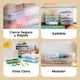 thumbnail image 5 of Caja de Almacenamiento de Plástico Mediano para Organizar Suministros de Manualidades y Hobby con Cierre de Enganche Hermético, Paquete de 10, para Listones Pegatinas y Adornos, Transparente, 5 of 7