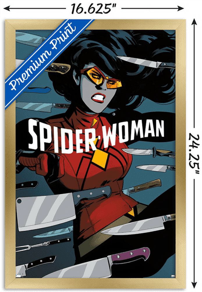Marvel Comics - Spider Woman - Spider-Woman #6 Wall Poster, 14.725" x 22.375", Framed