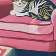 thumbnail image 4 of Yayeee Shower Curtain with Hooks 72"x72" Waterproof Fabric Bathroom Hanging Decor, Art Cat, 4 of 5