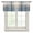 Blue, variant on Vintage Plaid Semi Sheer Valance Curtains Blue Brown White Plaid Texture Cotton Voile Valances Curtain Rod Pocket Small Window Treatment for Kitchen Bathroom Cafe 42"x18"