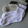 thumbnail image 4 of Calcetines deportivos de tobillo para mujer Calcetines bajos acolchados de algodón con etiqueta para correr, 4 of 5