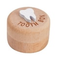 thumbnail image 3 of 4x Caja De Dientes De Bebé Que Mantiene La Memoria De Caja De Madera Para Dientes Perdidos Para Niños, 3 of 8