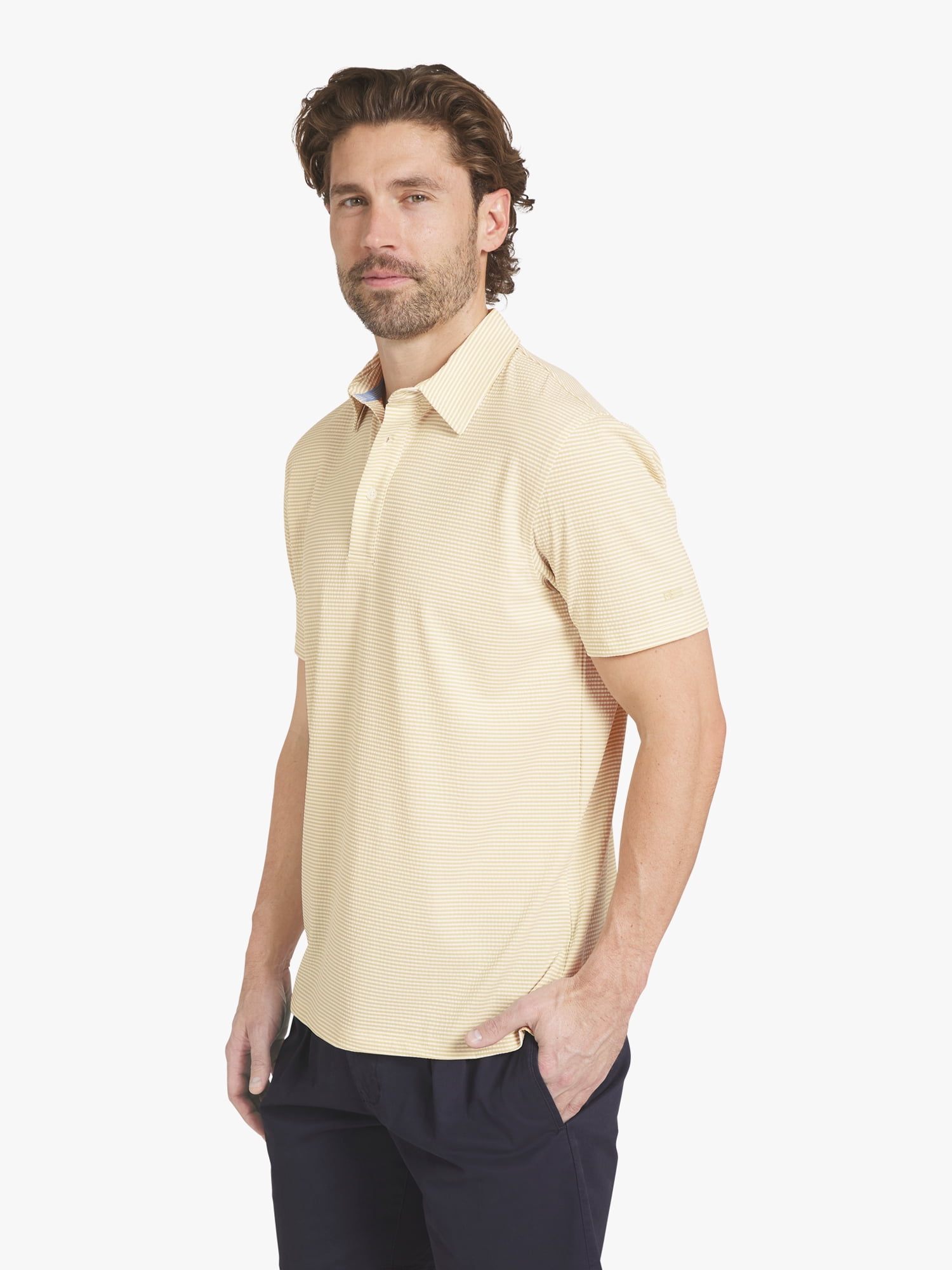 Chaps Men's Knit Seersucker Performance Polo, Sizes S - 2XL