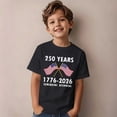 thumbnail image 2 of XAOFW Kids Patriotic Graphic T-Shirts Fourth Of July Short Sleeve Casual T Shirt For Girls Boys Youth Comfortable Tee Holiday Party Stylish Tops, 2 of 6