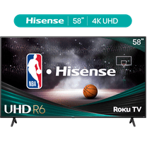 Hisense 58" Class 4K UHD LED LCD Roku Smart TV HDR R6 Series 58R6E3