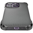 thumbnail image 4 of Funda REBEL para iPhone 14 Pro [Serie Flex] de fibra de aramida negra, 4 of 8