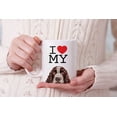 thumbnail image 7 of WIRESTER 11 Oz Ceramic Tea Cup Coffee Mug With Handgrip for Gifts, I Love My English Springer Spaniel Dog, 7 of 7