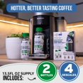thumbnail image 4 of Kit desincrustante Caffenu Nespresso Vertuo con 2 botellas de 400 ml, 4 of 7