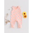 thumbnail image 2 of Suealasg Baby Girls Summer One Piece Jumpsuits Clothes 3M 6M 12M 18M Infant Girls Sleeveless Flower Print Romper Newborn Girls Bodysuit, 2 of 8