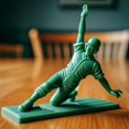 thumbnail image 2 of Ovzne Baseball Soldier Statue Desktop Game Decorative Baseball Fans Unique Gifts On Clearance, 2 of 2