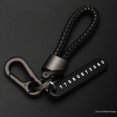 thumbnail image 4 of CARTTOU Simple Car Keychain with Woven Rope Creative Auto Home Metal Keyring Great Gifts for Men Women, 4 of 8