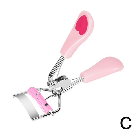 SGACAI Professional Eyelash Curling Clips With Comb Make Up Curler Handle Eyelash E2E9