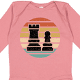 thumbnail image 4 of Inktastic Chess Player Gift Retro Boys or Girls Long Sleeve Baby Bodysuit, 4 of 5