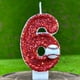 thumbnail image 4 of Vela de cumpleaños de béisbol con flores artificiales, adorno para tarta de béisbol de 9 años, velas de nueve años con purpurina roja y número 9 para cupcakes, decoración para fiestas de cumpleaños pa, 4 of 4
