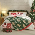thumbnail image 5 of Christmas Blanket Green Gingerbread Man Throw Blanket 50x60 inches, Ultra Soft Cozy Throw Blanket for Couch, Sofa and Bed for Christmas, 5 of 5