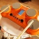 thumbnail image 2 of Batería eléctrica de mesa HXW PD405, con 163 sonidos de percusión, 4 pads de batería sensibles a la velocidad, 2 pedales y baquetas Regalo de Navidad, 2 of 5