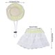thumbnail image 3 of Conjunto de ropa para gansos de jardín de 58 cm | Traje decorativo para estatuas de jardín y patio | Disfraz de tela rosa, negra, roja o verde, 3 of 6