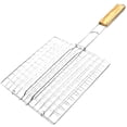 thumbnail image 1 of Shisuyan 1pc BBQ Baking Rack Stainless Steel Grill Net Barbecue Wire Mesh Grill Basket, 1 of 8
