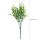 thumbnail image 3 of 6 piezas de flores artificiales de plástico falso de simulación de plantas de hierba de follaje para decoración de fiesta de oficina en casa, 3 of 7