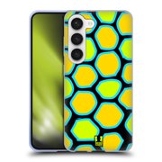 Head Case Designs Mad Prints Yellow Snake Soft Gel Case Compatible with Samsung Galaxy S23 5G