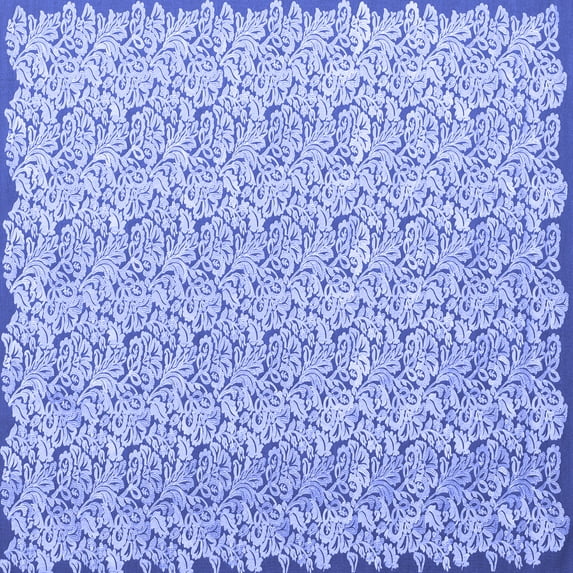 Ahgly Company Indoor Square Abstract Blue Contemporary Area Rugs, 3' Square