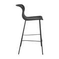 thumbnail image 3 of Qob 30 Inch Set of 2 Barstools Brown Woven Rattan Seat Metal Frame - Saltoro Sherpi, 3 of 6