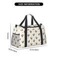 thumbnail image 3 of Balery Christmas Pug Dog Bolsa de Gimnasio para Mujeres, Bolsa de Viaje con Bolsillo Húmedo, Bolsa de Fin de Semana para Mujeres, Bolsa de Viaje Resistente al Agua, 3 of 7