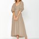 thumbnail image 2 of Vestido de una línea para damas Vestido suelto de cintura alta Suéter informal Vestido de viaje diario Hugtrwg Para estrenar, 2 of 9