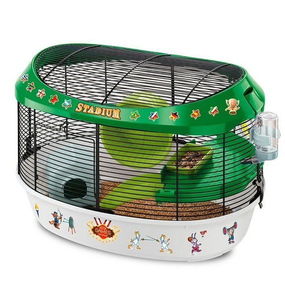 Ferplast Stadium Hamster Cage, Includes All Accessories