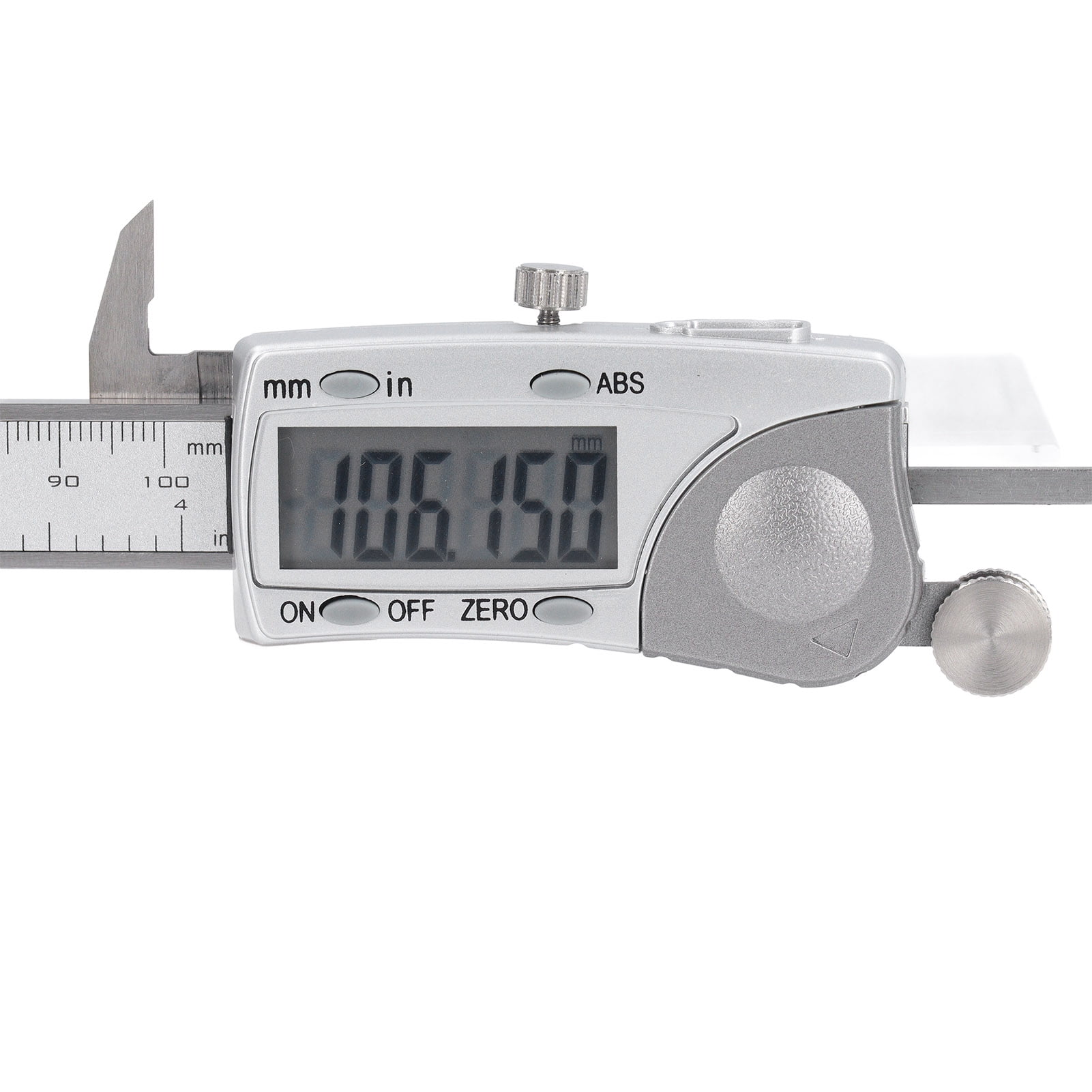 BIMZUC Digital Caliper Measuring Tool Industrial Electronic IP54 Waterproof Stainless Steel Precision Micrometer 0-100mm Range 0.0005in 0.005mm Resolution Easy Read LCD Display For DIY