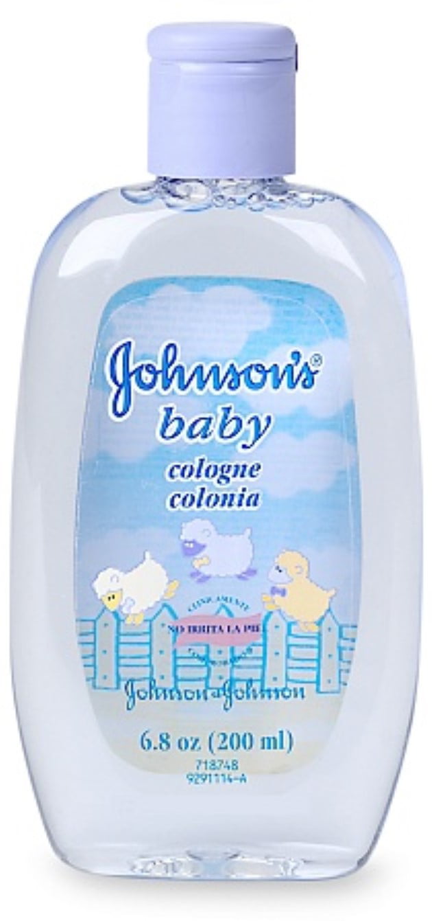baby cologne blue bottle