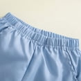 thumbnail image 6 of Toddler Boy Clothes Summer Outfits Short Sleeve Button-Down Shirt and Shorts Baby Boy Beach Casual Clothes, 6 of 6