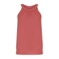 thumbnail image 5 of Tbopshirt Tank Tops for Women,Womens tops,Womens Blouse Tank Tops Summer High Neck Sleeveless Chiffon tops,T-shirt Vest Tee Blouse,Camisoles for Women Plus, 5 of 7