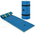 thumbnail image 1 of Costway 3-Layer Tear-Resistant Foam Floating Pad Island Water Sports Relaxing Orange Blue, 1 of 10