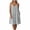 Gray, variant on Bosfbaoi Dresses for Women Casual Plaid Cami Dress A-Line Beach Vacation Sundress Button Front V-Neck Sleeveless Womens Dresses with Pockets Summer Dresses for Women 2026