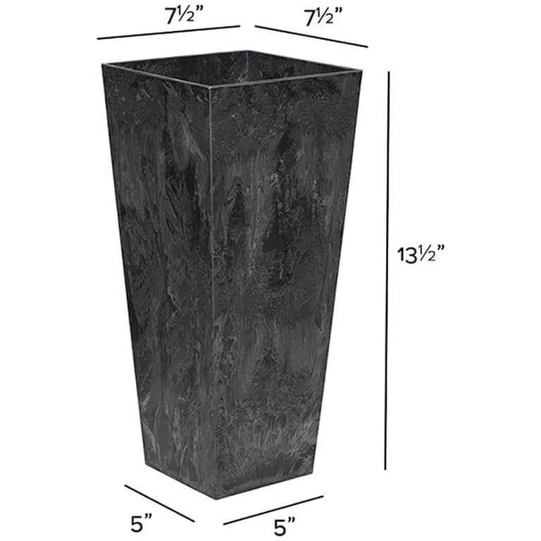Novelty ArtStone Ella 12 in. W. x 12 in. H. x 12 in. L. x White Resin Planter | Do it Best