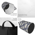 thumbnail image 2 of Balery Lilies Flowers Cesta de ropa redonda con asas, impermeable, independiente, para ropa, juguetes, dormitorio y familia-Medium, 2 of 6