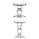 thumbnail image 1 of Juego de candelabros de cristal elegantes, 1 of 8