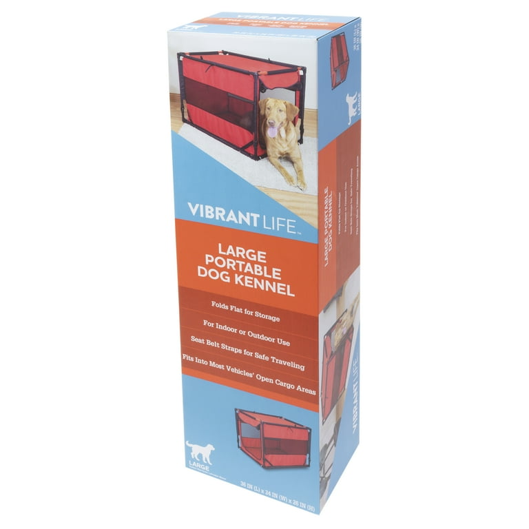 Vibrant life top large dog crate