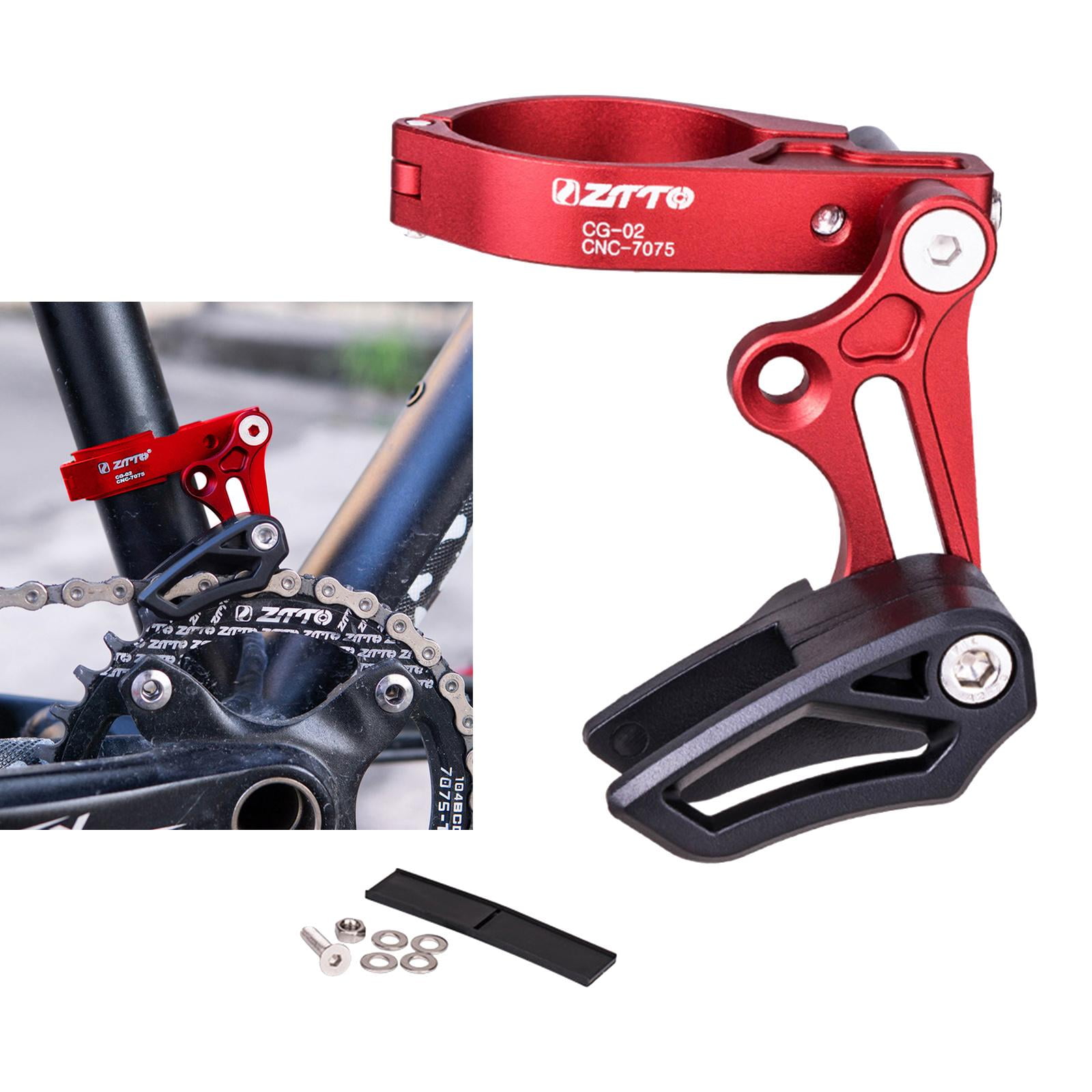 Chain Guide Mount Aluminium Alloy Mount Bike Chain Chain , Single Chain Device with Installation