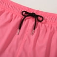 thumbnail image 6 of CASELAND Men's 2 in 1 Quick Dry Running Shorts Gym Athletic Workout Shorts for Men Swim trunks with Compression Liner, Watermelon Red XL, 6 of 8