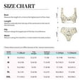 thumbnail image 4 of Kdxio Sushi and Rolls Print Women's 2 Piece High Waisted Wrap Spaghetti Strap Summer Swimsuit Bikini Set-Small, 4 of 7