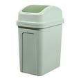 thumbnail image 1 of LAILLSH Slim Rectangular Trash Can with lid Restaurant Trash Can Commercial Trash Can Tall Plastic Trash Can Industrial Trash Can Square Trash Cans for Kitchen Trash Can - 2025 New Arrival🔥, 1 of 5