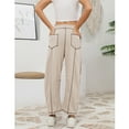 thumbnail image 2 of Lentta Womens Baggy Barrel Pants Wide Leg Lounge Drawstring Sweatpants with Pockets, 2 of 7