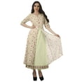 thumbnail image 1 of Moomaya Tunique Imprimée en Coton pour Femmes, Fente sur le Fron, Manches Courtes, Longue Kurta Kurti, Ensemble-m, 1 of 1